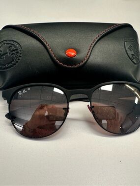 Ray-Ban Scuderia Ferrari RB8327M Men's Polarized Sunglasses with Case